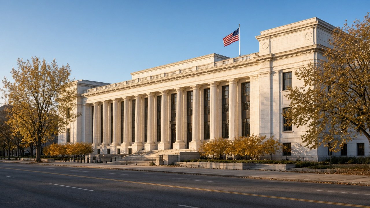 Marriner S. Eccles Federal Reserve Board building in Washington, D.C
